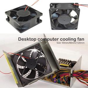 12V DC fan 50 80 120 mm 2 Pin Connector Cooling Fan for Computer Case CPU Cooler Radiator Computer Accessories CPU Cooling Fans
