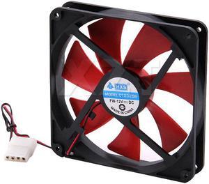 1PCS 140mm pc case cooling fans 14cm computer Best silent quiet DC 12V 4D plug coolers 35000 hours Sleeve