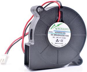ANCHAOPU SF5015SL 5cm 5015 12V 0.06A Very quiet humidifier built in blower cooling fan