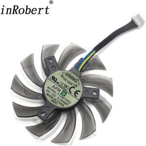 75MM T128010SU VGA Cooler Fan Replacement For Gigabyte Geforce GTX 670 780 980 R9 290 GT 1030 Graphics Video Card Cooling
