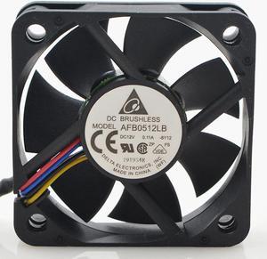 1pcs AFB0512LB 12V 0.11A Double ball bearing fan 5015 50mm 50x50x15mm 4 wire 4pin mute cooling fan