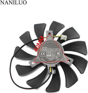 85mm HA9010H12F Z DC 12V 0.57A 2Pin Cooler Fan For MSI Geforce GTX 1050Ti 4G OC GTX 1050 2G Graphic Card Cooling Fan