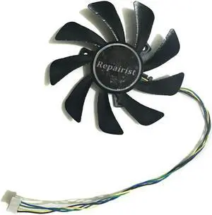 85MM Fan RX560 GPU VGA Cooler For Radeon HIS RX 560 GREEN iCooler Graphics Card Cooling System as Replacement