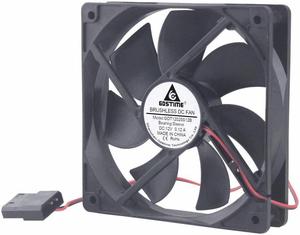 1 Piece DC 12V 2 Wire 4Pin 120x120x25mm Cooler 12025 12cm PC Case System Cooling Fan 120mm x 25mm 120mm*120mm