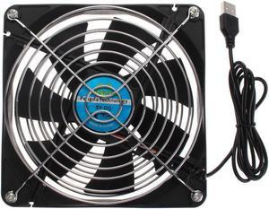 Router Cooling Fan DIY PC Cooler Cooling TV Box Wireless Quiet DC 5V USB Power 140mm Fan 14CM with Screws Dual Protective Net