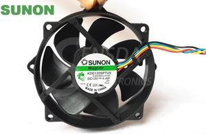 Maglev Round CPU Case Cooling Fan KDE1209PTVX 4 4W 4 Pin DC 12V Tested
