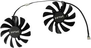 GeForce GTX 1080 Ti AMP Edition GPU VGA Alternative Cooler Cooling Fan For ZOTAC ZT P10810D 10P gtx1080ti Video Cards Cooling