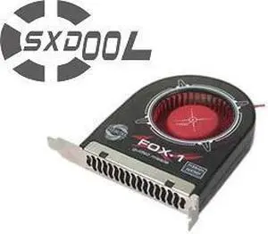 1PCS EVERCOOL FOX 1 PC Computer Chassis Case Heat Sink PCI Cooler Cooling Fan Radiator Blower 2200RPM 2Pin IDE Molex Power