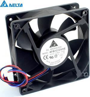 Delta AFB1212VHE F00 signal 120mm 12cm DC 12V 0.90A 3 pin server inverter axial blower cooler cooling fan