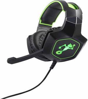 TekNmotion Yapster 3, Gaming Headset, 7.1 Surround Sound Noise Reduction for Xbox one, Green Connectivity Technology: Wired Connect using 3.5mm jack or USB Compatible with windows PCs and Laptops. Gla