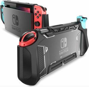 For Nintendo Switch Console Joy-Con, Mumba 360 Protective TPU Grip Case Dockable