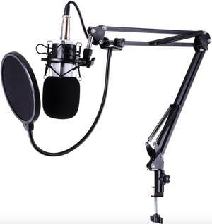 Condenser Microphone Kit Studio Recording Pro Filter Boom Arm Stand