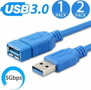 10FT Super Speed USB 3.0 Type A Male to Female Extension Cable For Laptop PC