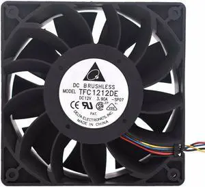 Delta TFC1212DE 120mm 12cm PWM 252CFM 12038 DC 12V cooling fans New