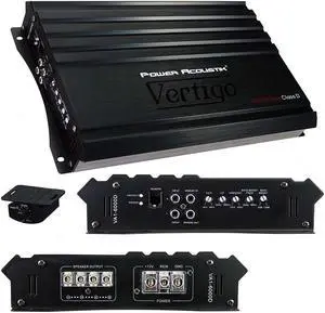 Power Acoustik Vertigo Series Monoblock Amplifier 6000W Max
