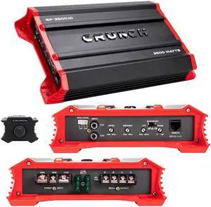 Crunch Ground Pounder 1 x 875 @ 4 Ohms 1 x 1750 @ 2 Ohms 1x 3500 @ 1 Ohms D Class