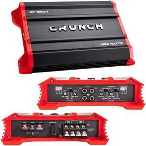 Crunch Ground Pounder 4 x 190 @ 4 Ohms 4 x 375 @ 2 Ohms 2 x 750 Watts @ 4 Ohms Bridged