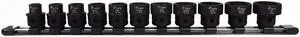 Astro  Tool 78211 Sae 1/2in Drive Low Profile Nano Impact Sockets 11 Piece
