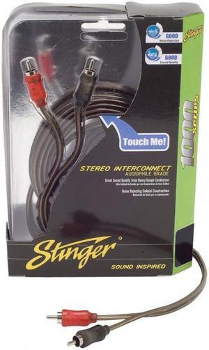 Stinger 2 channel 1000 series 12 RCA interconnects
