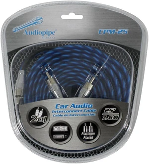 AUDIOPIPE CPM-25 Audiopipe Platinum Plated Interconnect Cable 25ft AUDIOPIPE CPM-25 Audiopipe Platinum Plated Interconnect Cable 25ft
