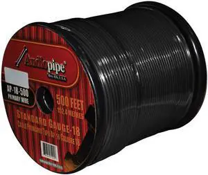 NIPPON AP18500BK REMOTE WIRE AUDIOPIPE 18GA 500' BLACK