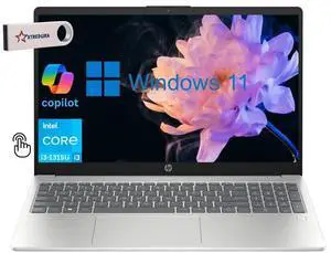 HP 15.6 HD Touchscreen Business&Home Laptop,13th Generation Intel core i3-1315U Beat(i5-1135G7) 6-Core Processor 32GB RAM, 256 GB PCIe SSD Windows 11 Pro/Xtredura Flash Drive