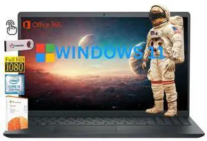 Dell Inspiron 3000 Home & Business Laptop Notebook ,15.6" FHD Touch Display,13th Gen Intel i5-1334U(Beat I7-1250U),32GB RAM,1TB SSD, Bluetooth, Wi-Fi, Windows 11 Pro/Microsoft Office License