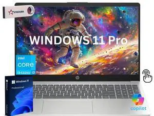 HP 15.6 HD Touchscreen Business&Home Laptop,13th Generation Intel core i3-1315U Beat(i5-1135G7) 6-Core Processor 32GB RAM, 1 TB PCIe SSD Windows 11 Pro/Xtredura Flash Drive