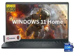 Dell Inspiron 3000 Home & Business Laptop Notebook ,15.6" FHD Touch Display,13th Gen Intel i7-1355U (Beat I5-1225U),16GB RAM,256GB SSD, Webcam, Bluetooth, Wi-Fi, Windows 11 Home/XTREDURA FLASH Drive
