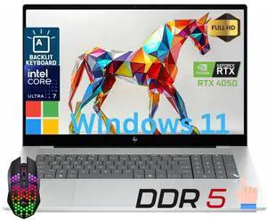 HP OmniBook X 17 AI PC Laptop 17.3" FHD Touch IPS Display Intel Ultra 7 256V (Beats i7-13620H) NVIDIA GeForce RTX 4050, 16GB DDR5, 1TB SSD, Wi-Fi 7 Win11 Home/ LED Mouse HP OmniBook X 17 AI PC Laptop 17.3" FHD Touch IPS Display Intel Ultra 7 256V (Beats i7-13620H) NVIDIA GeForce RTX 4050, 16GB DDR5, 1TB SSD, Wi-Fi 7 Win11 Home/ LED Mouse