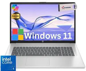 HP 17 Business AI PC Laptop 17.3" FHD IPS Display Intel Core 5 120U (Beat i5-1335U) Up to 5 Ghz 10 Core,24GB ,512GB SSD,Windows 11 Home/ Flash Drive HP 17 Business AI PC Laptop 17.3" FHD IPS Display Intel Core 5 120U (Beat i5-1335U) Up to 5 Ghz 10 Core,24GB ,512GB SSD,Windows 11 Home/ Flash Drive