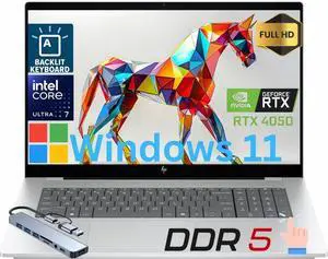 HP OmniBook X(Envy Next Brand) 17 AI PC Laptop 17.3" FHD Touch Intel Ultra 7 256V (Beats i7-13620H) NVIDIA GeForce RTX 4050, 16GB DDR5, 1TB SSD, Wi-Fi 7 Win11 Home/HUB HP OmniBook X(Envy Next Brand) 17 AI PC Laptop 17.3" FHD Touch Intel Ultra 7 256V (Beats i7-13620H) NVIDIA GeForce RTX 4050, 16GB DDR5, 1TB SSD, Wi-Fi 7 Win11 Home/HUB
