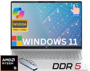 HP 16 Business AI PC Laptop 16" FHD+ Touch Display,AMD Ryzen5 40 Up to 4.3GHz 4 Core, 8GB DDR5, 256GB SSD, Wi-Fi ,Windows 11 Home/ Hub HP 16 Business AI PC Laptop 16" FHD+ Touch Display,AMD Ryzen5 40 Up to 4.3GHz 4 Core, 8GB DDR5, 256GB SSD, Wi-Fi ,Windows 11 Home/ Hub