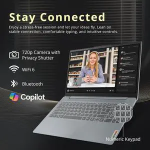 Lenovo Ideapad Slim 3i 15.6" Full HD Business&Home Laptop, 13th Intel Core i5-1335U Upto 4.6GHz, 12GB DDR5 RAM, 512GB PCle SSD, Windows 11 Pro, Grey/Flash Drive Lenovo Ideapad Slim 3i 15.6" Full HD Business&Home Laptop, 13th Intel Core i5-1335U Upto 4.6GHz, 12GB DDR5 RAM, 512GB PCle SSD, Windows 11 Pro, Grey/Flash Drive
