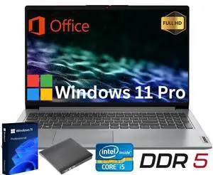 Lenovo Ideapad Slim 3i 15.6" Full HD Business&Home Laptop, 13th Intel Core i5-1335U Upto 4.6GHz, 16GB DDR5 RAM, 1TB PCle SSD, Windows 11 Pro, Lifetime Microsoft Office License, Grey/DVD Lenovo Ideapad Slim 3i 15.6" Full HD Business&Home Laptop, 13th Intel Core i5-1335U Upto 4.6GHz, 16GB DDR5 RAM, 1TB PCle SSD, Windows 11 Pro, Lifetime Microsoft Office License, Grey/DVD