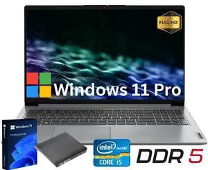 Lenovo Ideapad Slim 3i 15.6" Full HD Business&Home Laptop, 13th Intel Core i5-1335U Upto 4.6GHz, 16GB DDR5 RAM, 256GB PCle SSD, Windows 11 Pro, Grey/DVD Lenovo Ideapad Slim 3i 15.6" Full HD Business&Home Laptop, 13th Intel Core i5-1335U Upto 4.6GHz, 16GB DDR5 RAM, 256GB PCle SSD, Windows 11 Pro, Grey/DVD