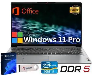Lenovo Ideapad Slim 3i 15.6" Full HD Business&Home Laptop, 13th Intel Core i5-1335U Upto 4.6GHz, 12GB DDR5 RAM, 256GB PCle SSD, Windows 11 Pro, Lifetime Microsoft Office License, Grey/Flash Drive Lenovo Ideapad Slim 3i 15.6" Full HD Business&Home Laptop, 13th Intel Core i5-1335U Upto 4.6GHz, 12GB DDR5 RAM, 256GB PCle SSD, Windows 11 Pro, Lifetime Microsoft Office License, Grey/Flash Drive