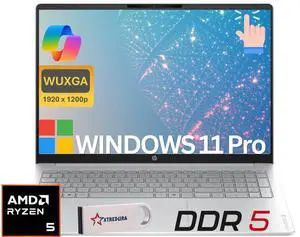 HP 16 Business AI PC Laptop 16" FHD+ Touch Display,AMD RYZEN 5 40 Up to 4.3GHz 4 Core, 8GB DDR5, 256GB SSD, Wi-Fi ,Windows 11 Pro/ Flash Drive HP 16 Business AI PC Laptop 16" FHD+ Touch Display,AMD RYZEN 5 40 Up to 4.3GHz 4 Core, 8GB DDR5, 256GB SSD, Wi-Fi ,Windows 11 Pro/ Flash Drive