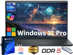 DELL 15.6" Full HD Touchscreen Laptop,13th Gen Intel Core I7-1355U,32GB DDR5 RAM,512GB SSD,Windows 11 Pro/HUB DELL 15.6" Full HD Touchscreen Laptop,13th Gen Intel Core I7-1355U,32GB DDR5 RAM,512GB SSD,Windows 11 Pro/HUB