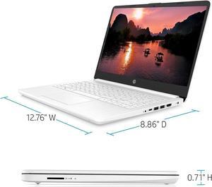 HP Essential 14-dq0052dx Laptop, 14" HD Non-touch 60Hz, Intel Celeron N4120, Intel UHD Graphics 600, 4GB DDR4 RAM, 64GB eMMC, Wi-Fi 5, Windows 11 Home, White
