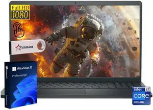 Dell Inspiron 3000 Home & Business Laptop Notebook ,15.6" FHD Touch Display,13th Gen Intel i7-1355U (Beat I5-1225U),32GB RAM,512GB SSD, Webcam, Bluetooth, Wi-Fi, Windows 11 Pro/XTREDURA FLASH Drive