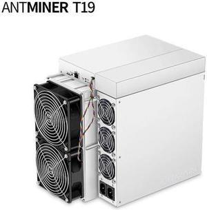 Bitmain Antminer T19  84Th/s 3150W Asic Miner, Antminer Bitcoin Miner Include PSU and Power Cords