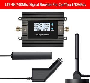 LTE 4G Signal Booster for Car/Truck 700Mhz for All Carriers included AT&T,Verizon,T-Mobile Signal Repeater for RV Band 12,13,17 With Full kit
