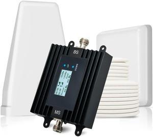 EasyBoost Cell Phone Signal Booster Repeater for All Carriers Band 5/12/13/17 | Up to 8,000 Sq Ft | Boost 3G 4G 5G& LTE Signal for Verizon, AT&T, T-Mobile & More With App Monitoring