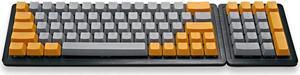 Mountain Everest 60 RGB Gaming Keyboard - 60% with Arrow Keys, lubed switches, Sophisticated Sound dampening and 5-pin hot-swap (Linear 45 Speed Keyboard + Numpad, Wulfenite A)