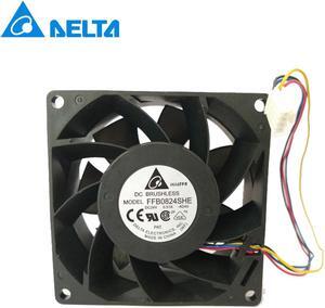 Delta  converter 8CM fan IPC 8038 24V 0.51A FFB0824SHE double ball 80*80*38mm