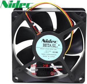Nidec  and  D12E-12PS2 01B 12038 12V 1.70A 12CM wind capacity fan 120*120*38mm