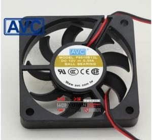 AVC  and  F6010B12L 6010 6CM 12V 0.08A quiet fan 60*60*10mm