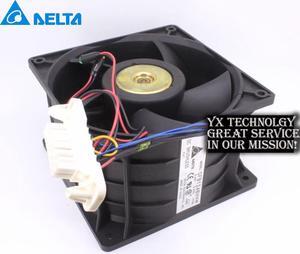 Delta  120*120*76MM GFB1248VHW DC48V 0.93A 12CM Server fan wit led light