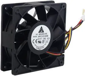 12V 12038 4.8A PFC1212DE super large wind volume and double ball bearing violent 4-wire fans